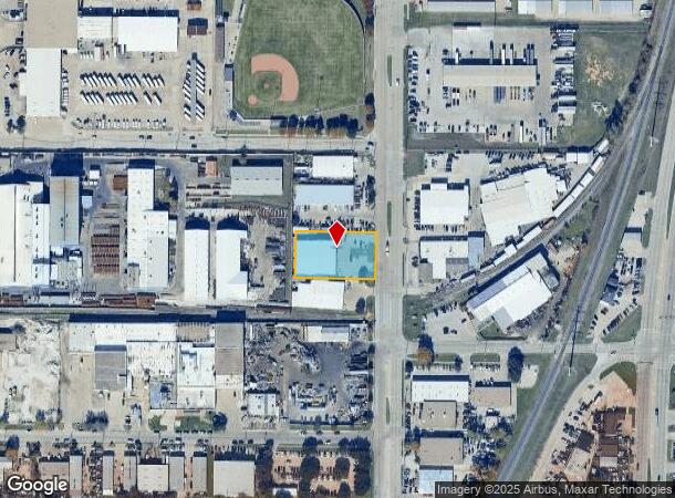 1127 N 1St St, Garland, TX Parcel Map