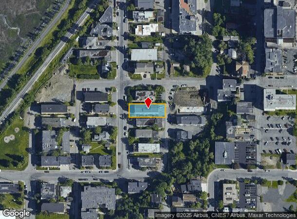  609 N St, Anchorage, AK Parcel Map