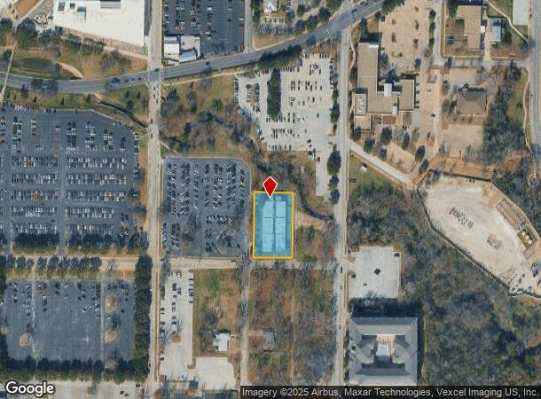  1111 S Oak St, Arlington, TX Parcel Map