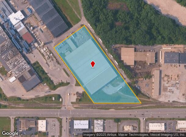 1821 165Th St, Hammond, IN Parcel Map