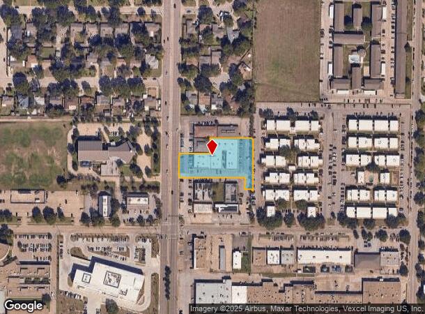  1212 N Josey Ln, Carrollton, TX Parcel Map