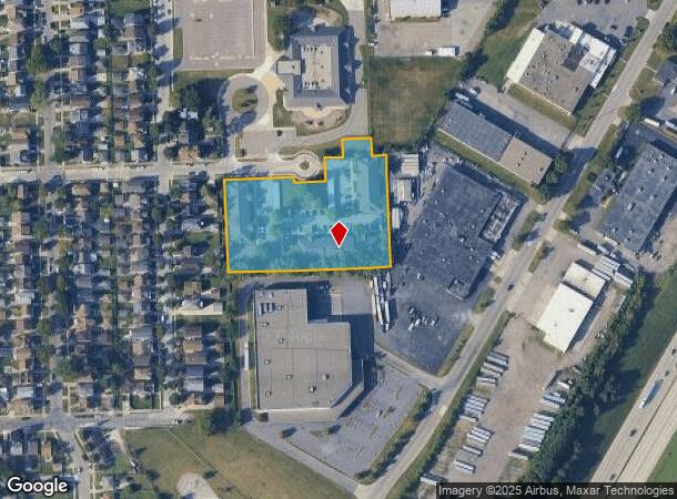 12951 Osborne St, Dearborn, MI Parcel Map