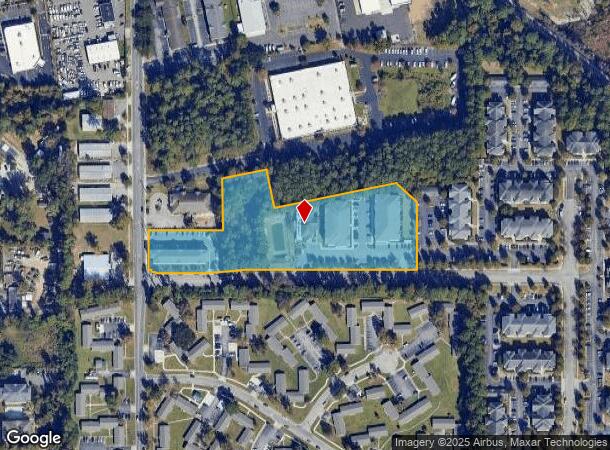3525 Lancelot Ln, Wilmington, NC Parcel Map