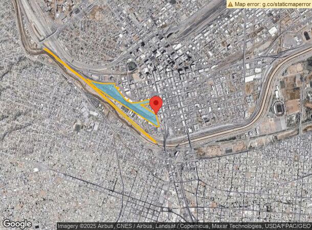  805 S Santa Fe St, El Paso, TX Parcel Map