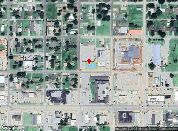  513 E Franklin Ave, Weatherford, OK Parcel Map