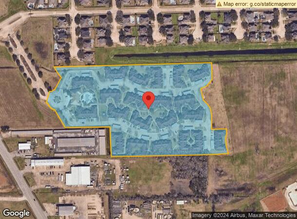  4055 Village Dr, Pearland, TX Parcel Map