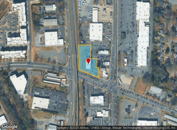 1101 Tyvola Rd, Charlotte, NC Parcel Map