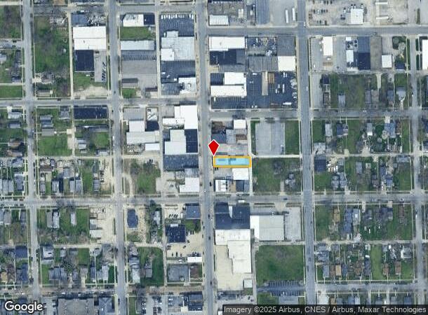  1925 S Calhoun St, Fort Wayne, IN Parcel Map