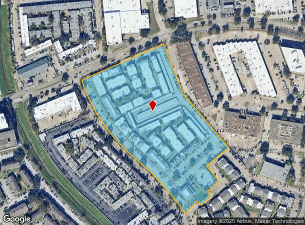 10201 Harwin Dr, Houston, TX Parcel Map