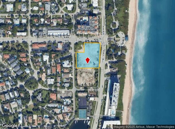  1 S Ocean Blvd, Boca Raton, FL Parcel Map