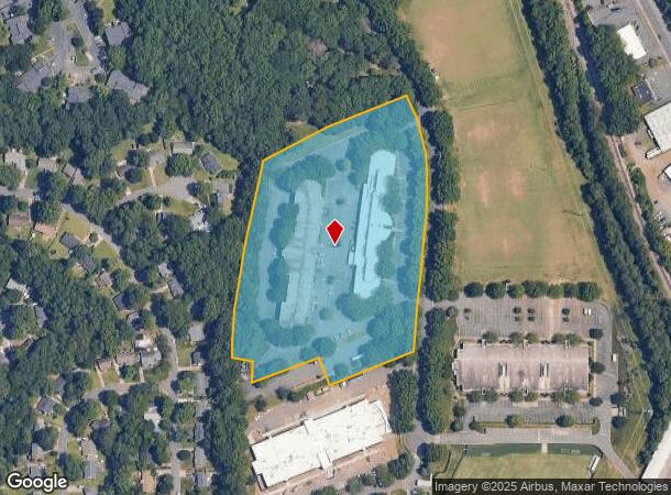  8514 Mcalpine Park Dr, Charlotte, NC Parcel Map