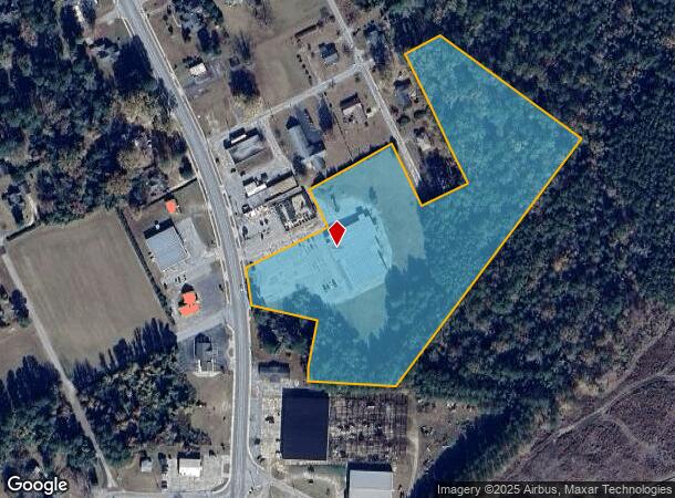  624 S Walnut St, Pamplico, SC Parcel Map