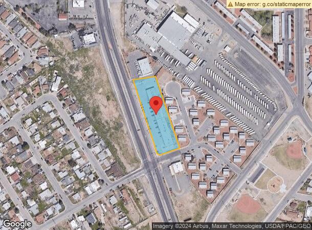  550 N Yarbrough Dr, El Paso, TX Parcel Map