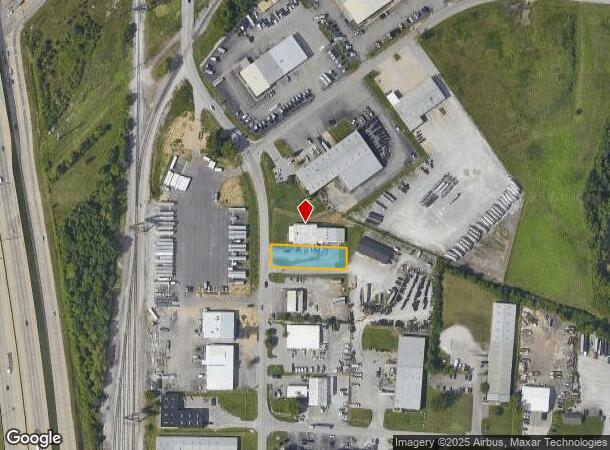  3418 Industrial Pky, Jeffersonville, IN Parcel Map