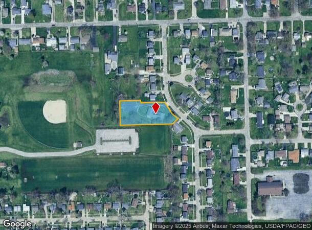  4311 Dahlia Dr, Toledo, OH Parcel Map