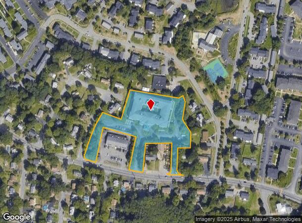  2121 Central St, Stoughton, MA Parcel Map