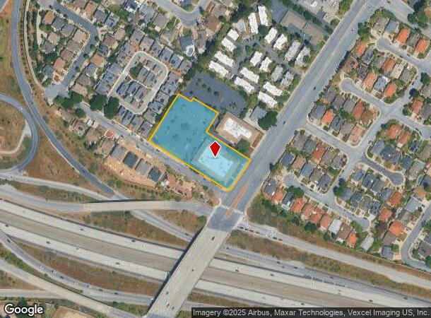 14651 S Bascom Ave, Campbell, CA Parcel Map