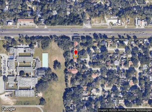 6967 E Fowler Ave, Temple Terrace, FL Parcel Map