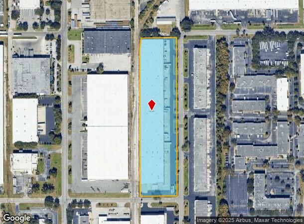  7524 Currency Dr, Orlando, FL Parcel Map