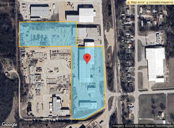  2210-2214 Industrial Rd, Sapulpa, OK Parcel Map