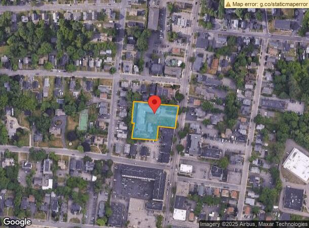  104 N Washington St, North Attleboro, MA Parcel Map