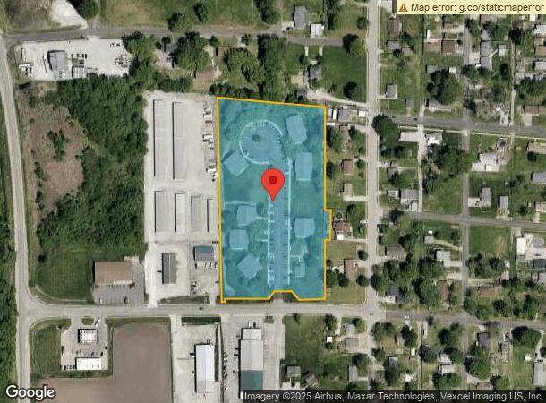  608 Central Park Pl, South Roxana, IL Parcel Map