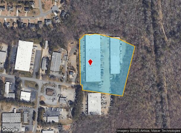  1009 Branch Dr, Alpharetta, GA Parcel Map