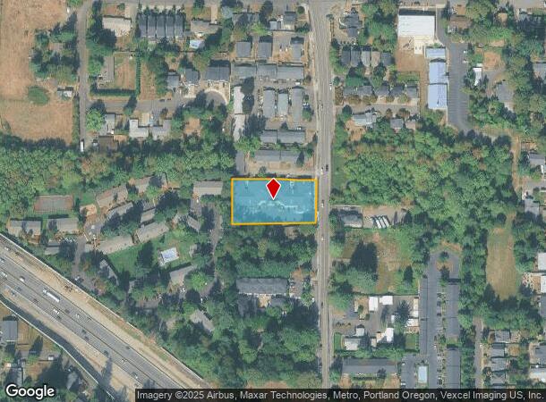  11045 Sw Hall Blvd, Portland, OR Parcel Map