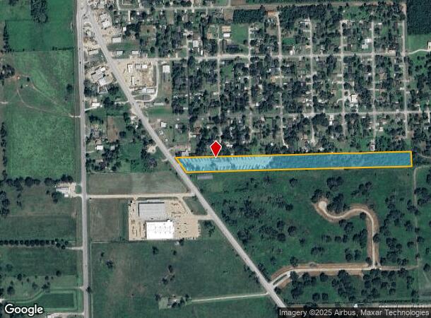1215 S Brooks St, Brazoria, TX Parcel Map