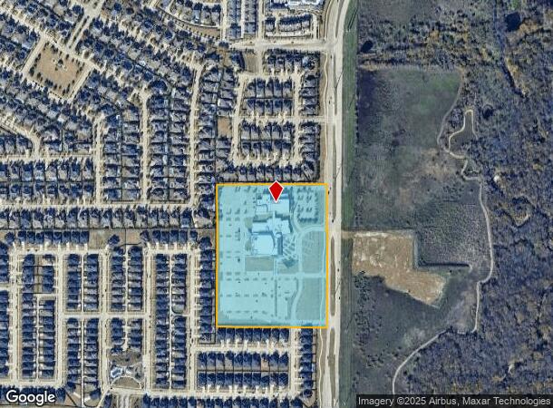  7125 Legacy Dr, Frisco, TX Parcel Map