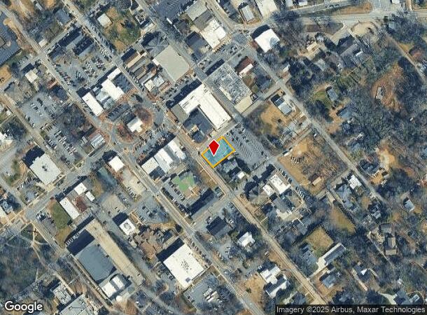  47 S Park St, Dahlonega, GA Parcel Map
