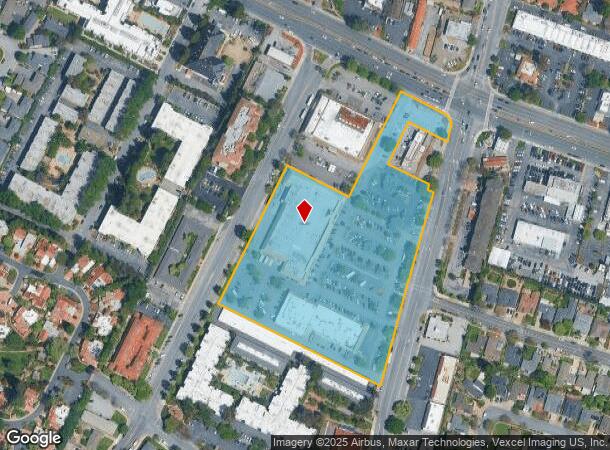  629 S Bernardo Ave, Sunnyvale, CA Parcel Map