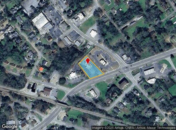  102 W Greenwood St, Abbeville, SC Parcel Map