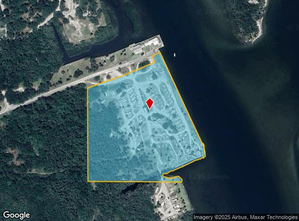 298 H H Burch Rd, Oak Hill, FL Parcel Map