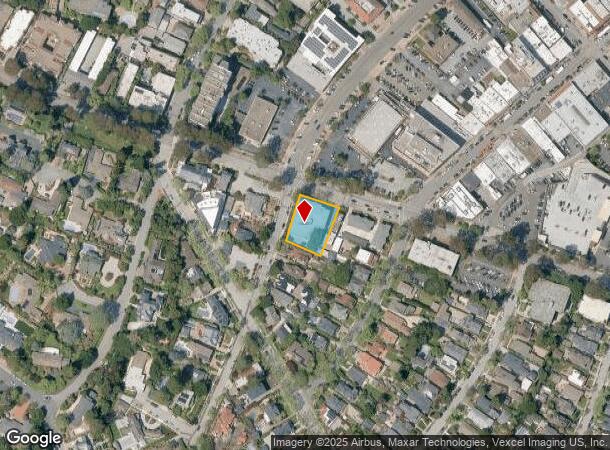 1501 Chapin Ave, Burlingame, CA Parcel Map