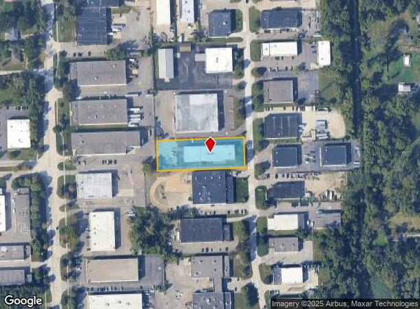 6005 E Executive Dr, Westland, MI Parcel Map
