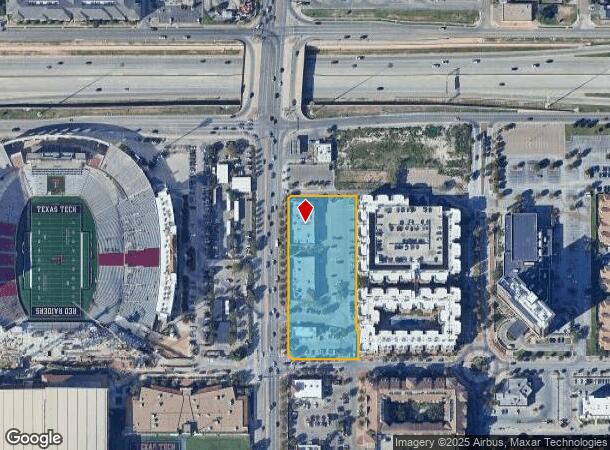  413 University Ave, Lubbock, TX Parcel Map