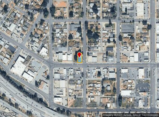 196 E Sixth St, Beaumont, CA Parcel Map