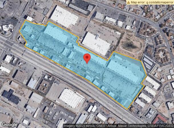  8889 Gateway Blvd W, El Paso, TX Parcel Map