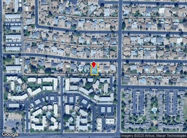 221 E Ellis Dr, Tempe, AZ Parcel Map