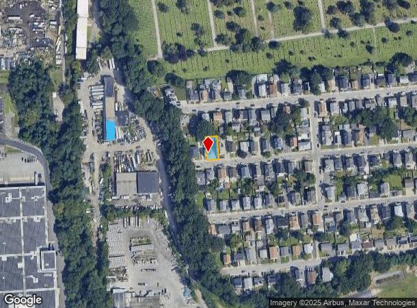 129 Cleveland St, Central Falls, RI Parcel Map