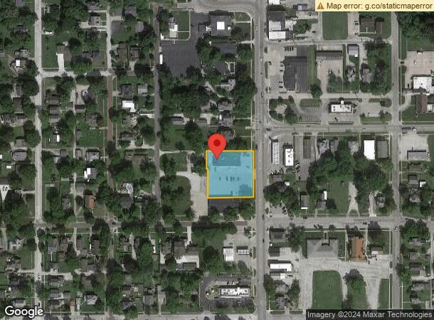  608 S Main St, Hillsboro, IL Parcel Map