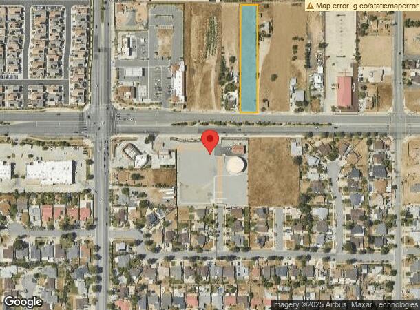  16198 Baseline Ave, Fontana, CA Parcel Map