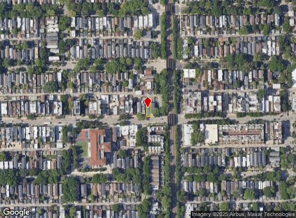  1802 W Belmont Ave, Chicago, IL Parcel Map