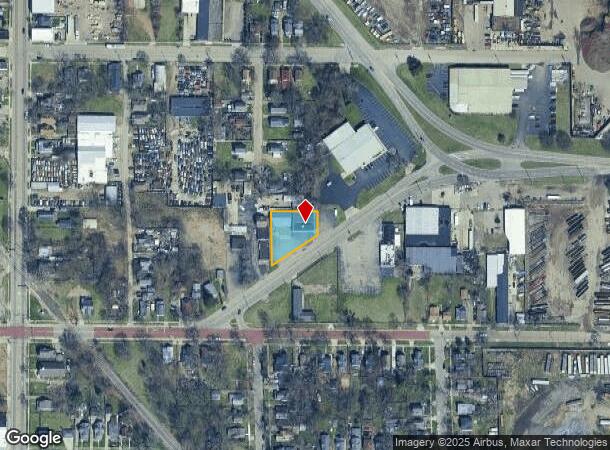  1313 Branch St, Kalamazoo, MI Parcel Map