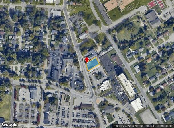 1416 Spring St, Jeffersonville, IN Parcel Map