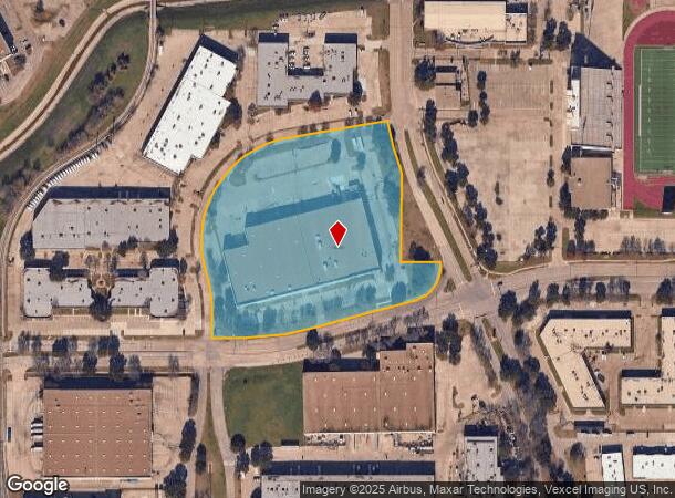 1400 Valwood Pkwy, Carrollton, TX Parcel Map