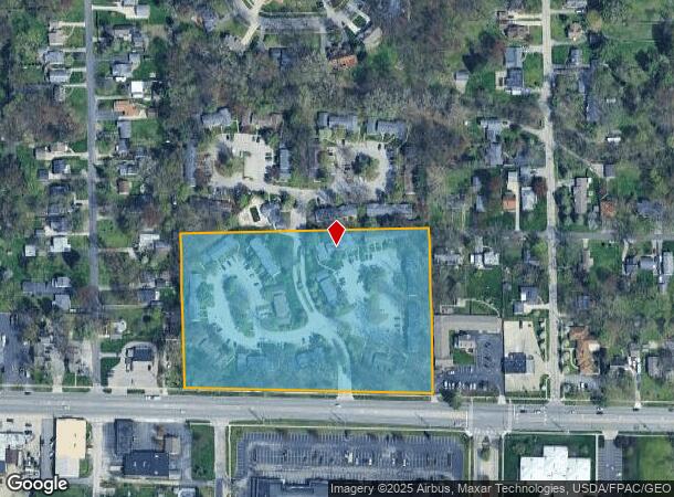 4090 Dorr St, Toledo, OH Parcel Map