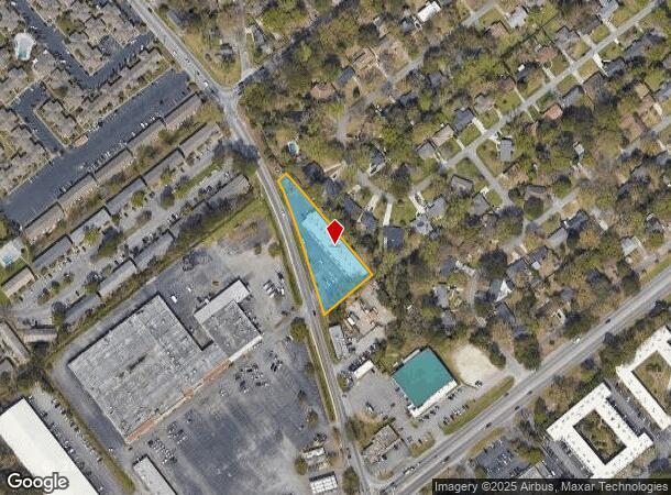  1632 Ashley Hall Rd, Charleston, SC Parcel Map