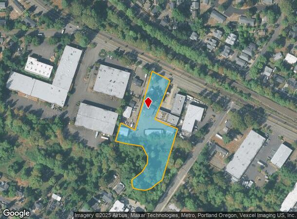  9740 Sw Tigard St, Portland, OR Parcel Map